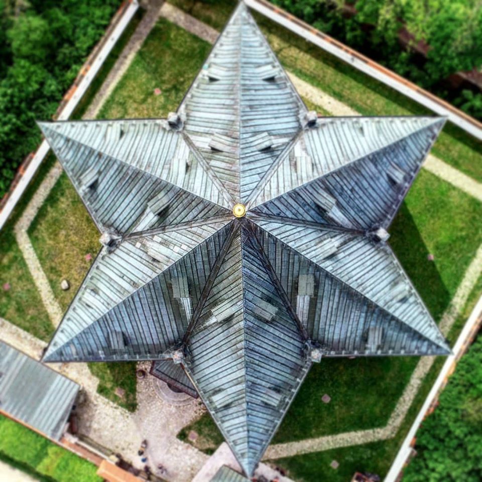Hvezda chateau - top view
